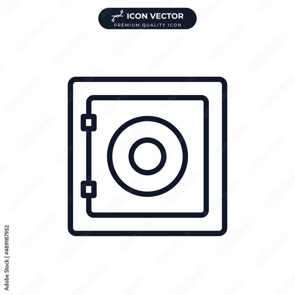 bank safe icon symbol template for graphic and web design collection logo vector illustration bank safe icon symbol template for graphic and web design collection logo vector illustration