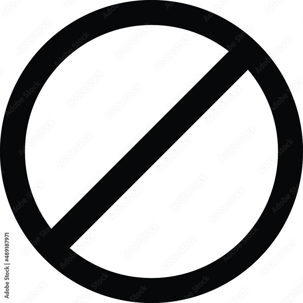 No stopping Vector Icon Design Illustration No stopping Vector Icon Design Illustration