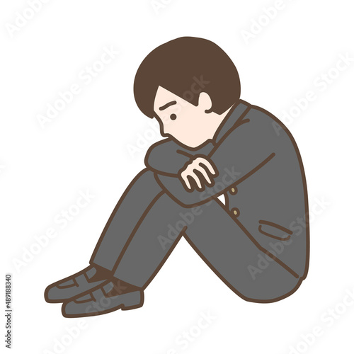 落ち込む　男性