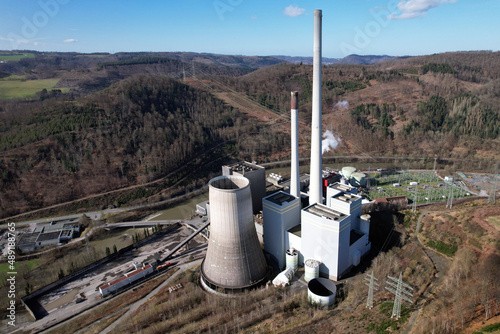 Kohlekraftwerk Werdohl-Elverlingsen - jetzt Batterie-Speicherkraftwerk  photo