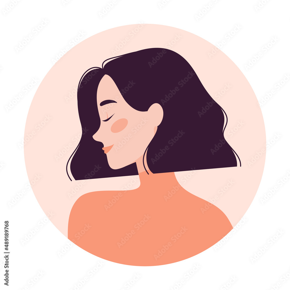 Portrait of a beautiful young woman Portrait of a beautiful young woman