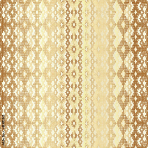 Elegant Gold Geometric Rich Luxury Seamless Pattern Texture