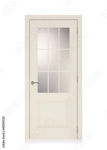 the inner door is new made of natural veneer with a beautiful texture with fittings 
