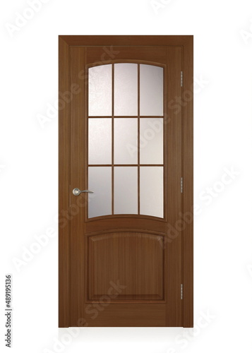 the inner door is new made of natural veneer with a beautiful texture with fittings 