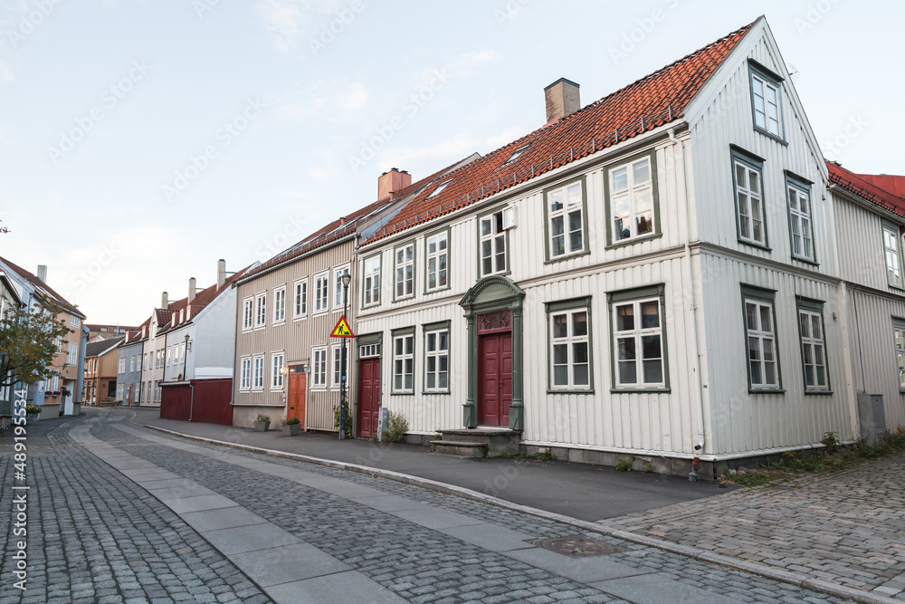 Old Scandinavian wooden houses, Trondheim