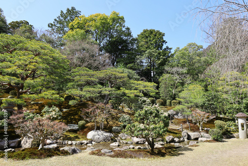 旧竹林院の庭園