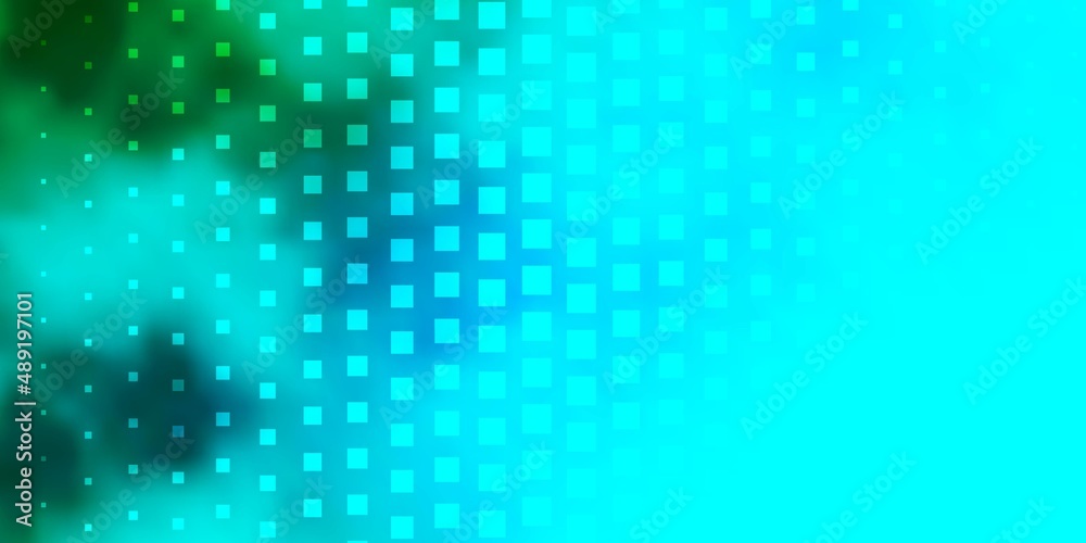 Light Blue, Green vector template in rectangles.