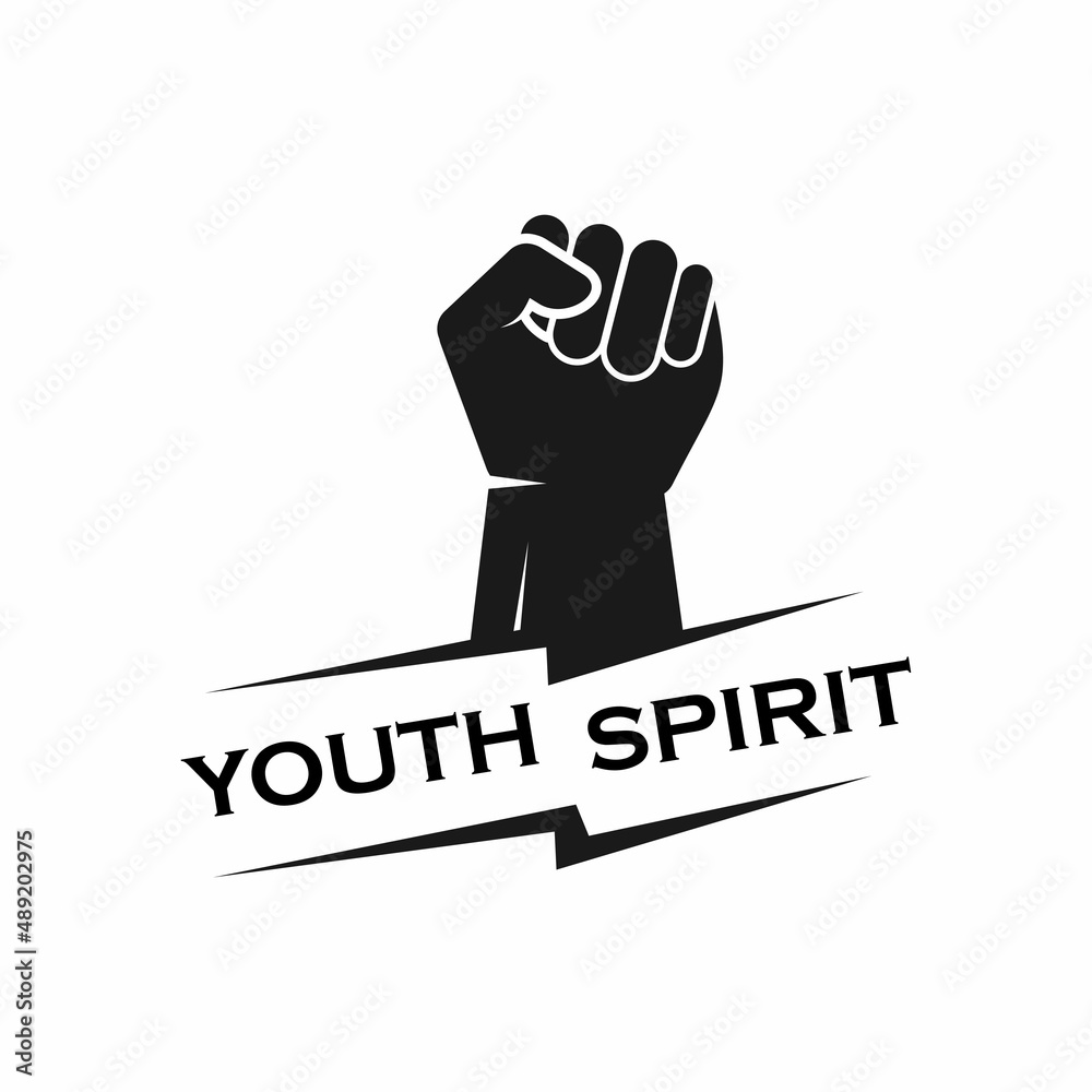 Youth spirit logo template illustration Youth spirit logo template illustration