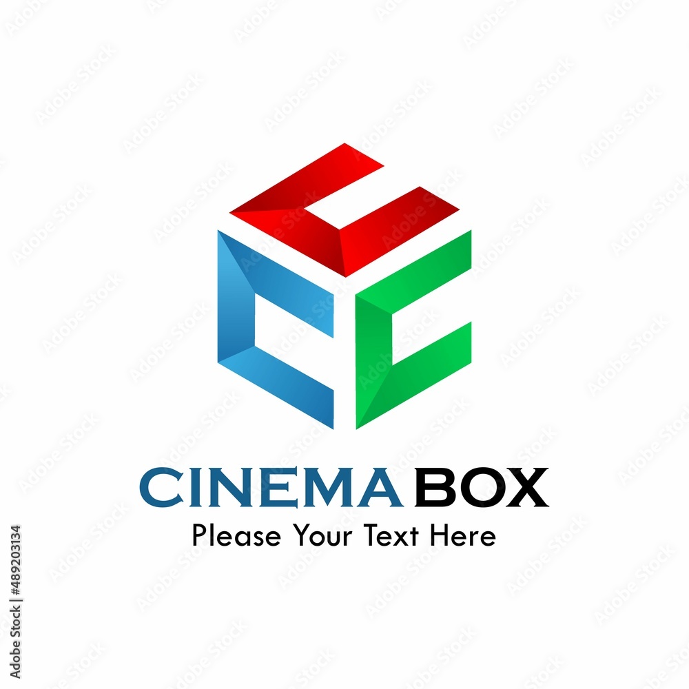 C box logo template illustration C box logo template illustration
