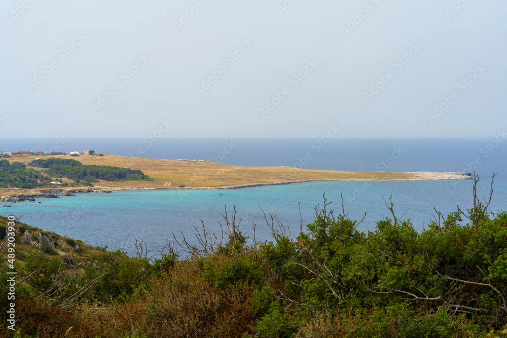 Coast of Salento near Otranto and Leuca at summer Coast of Salento near Otranto and Leuca at summer