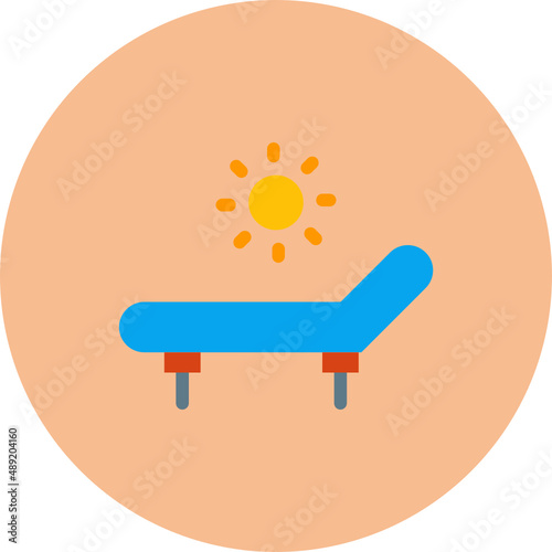 Sun Bed Icon