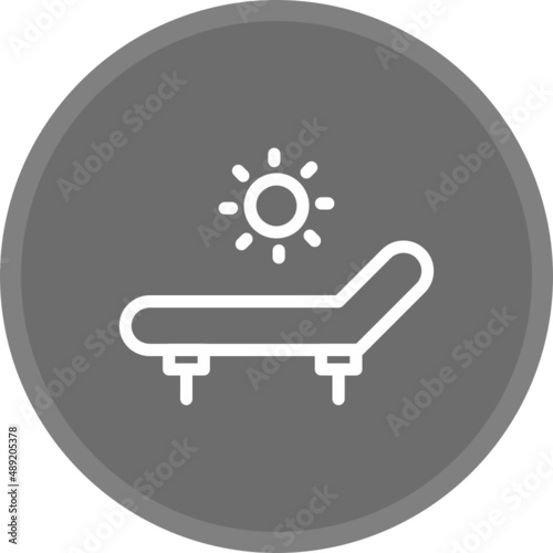 Sun Bed Icon