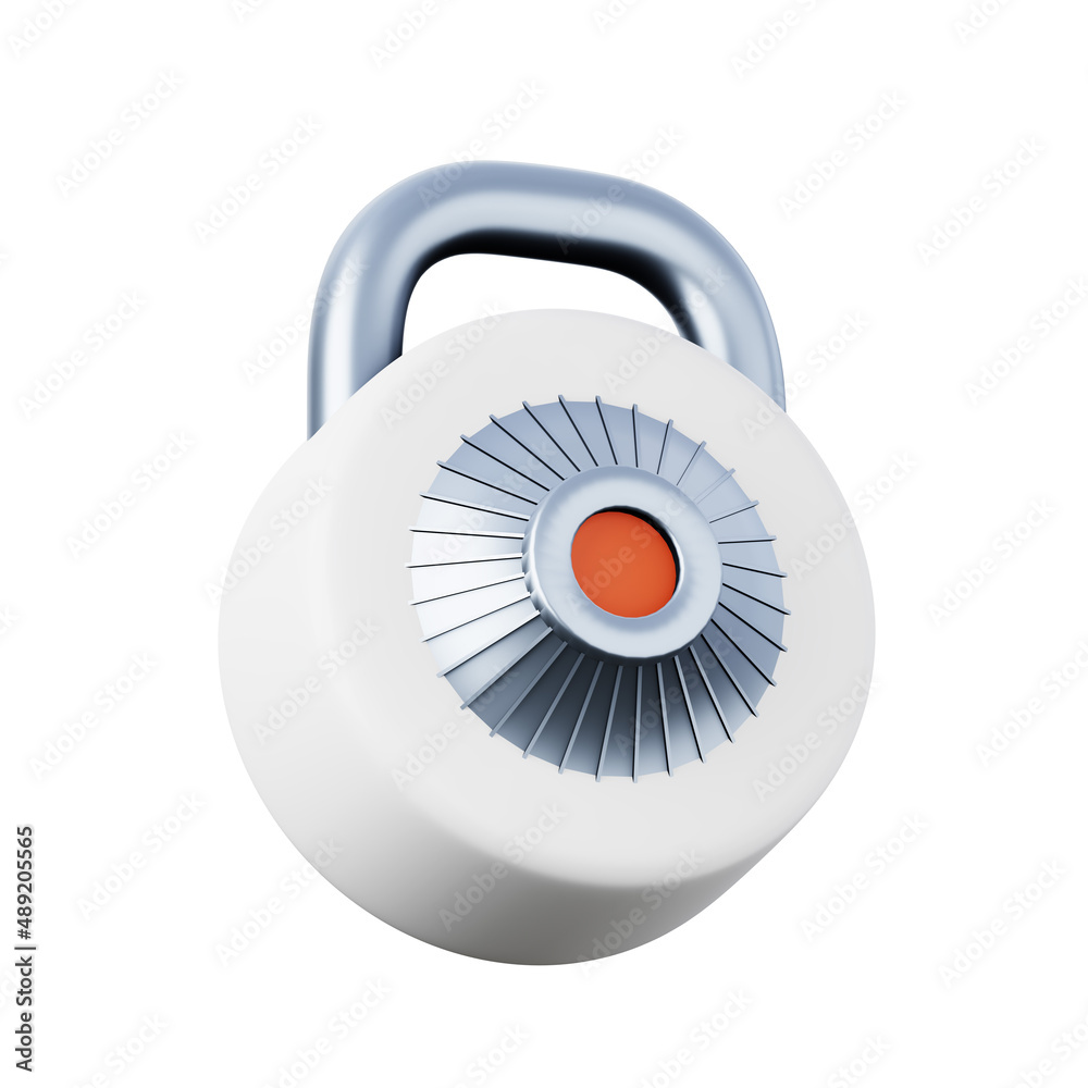 Code lock closed high quality 3D render illustration. Security app password access concept icon.