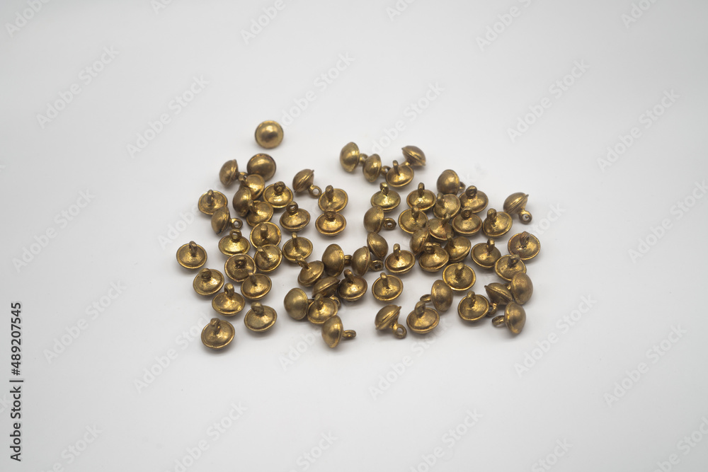 Medieval brass-cast buttons Medieval brass-cast buttons
