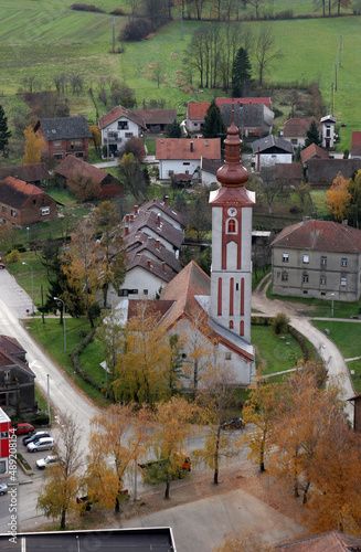 Parish Church of St. Margaret in Dubrava, Croatia photo