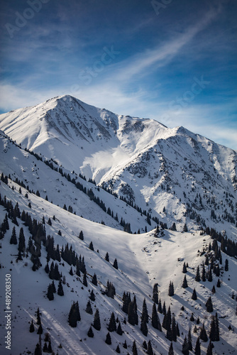 ski resort in the mountains © KAIRZHAN