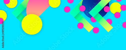 21 01 яркие летниеSummer Art Neon Trend Bright color design backgrounds template summer juicy background with geometric elements