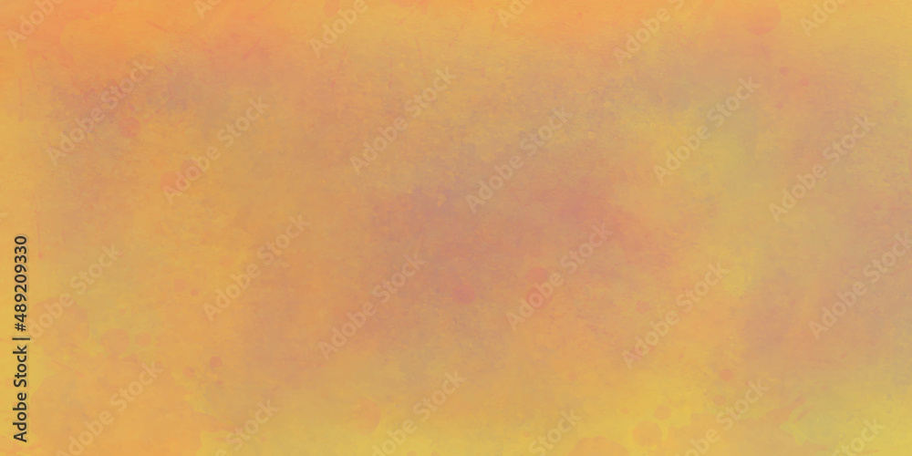 abstract colorful watercolor background. Orange abstract texture background