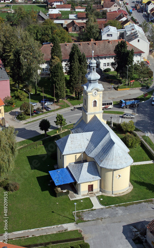 Parish church of Saint Joseph in Grubisno Polje, Croatia photo