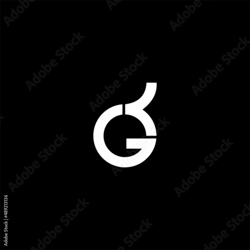 GK KG Letter Logo Design Vector Template