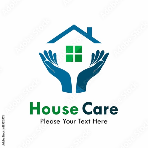 House care logo template illustration