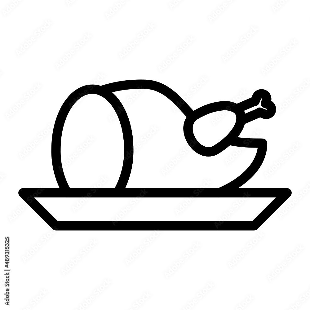 grilled chicken icon grilled chicken icon