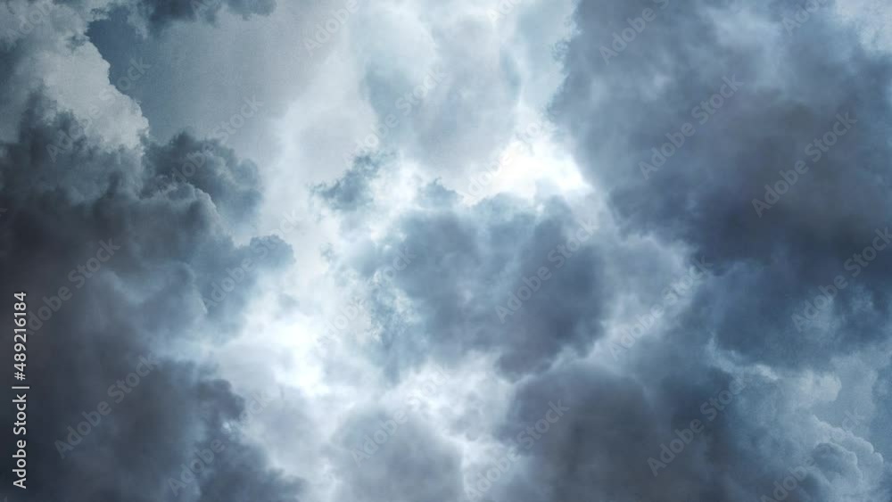 Lightning Striking Across Sky In Thunderstorm Lightning Striking Across Sky In Thunderstorm