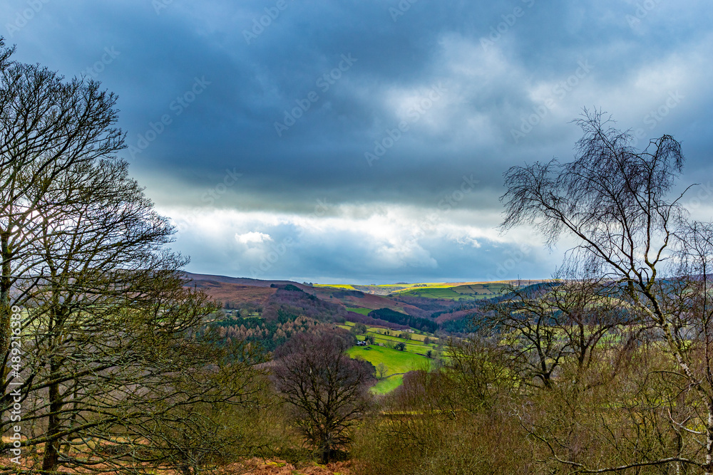 landscape with clouds