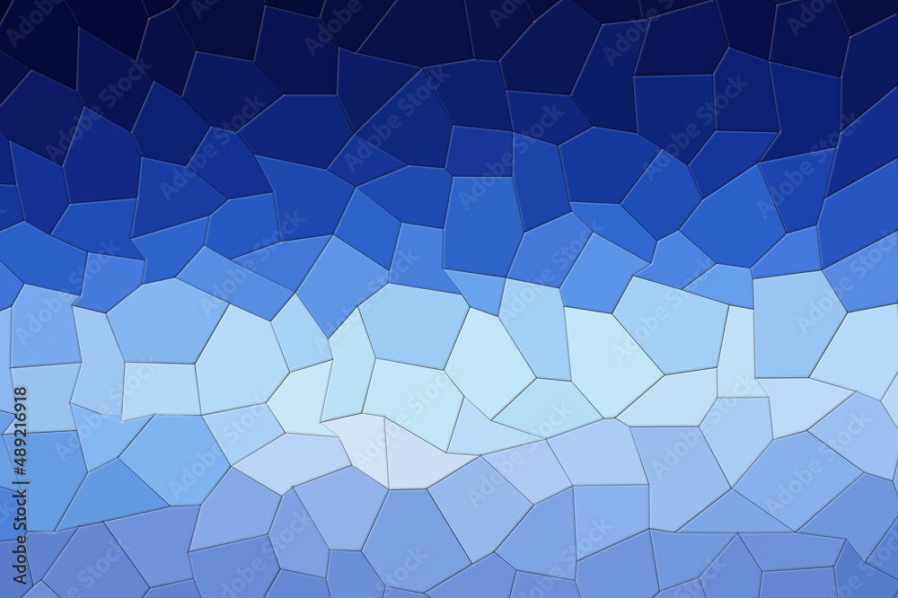 Obraz premium colored background in mosaic structure in blue and white