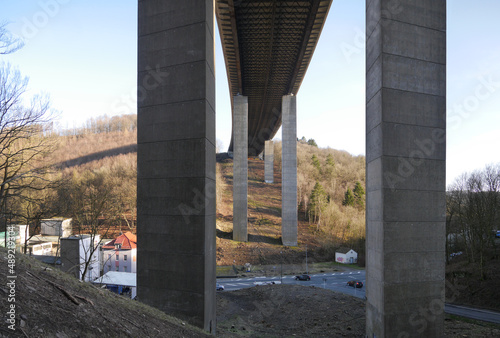 A45 Rahmede Talbrücke - marode Brücke wird abgerissen photo