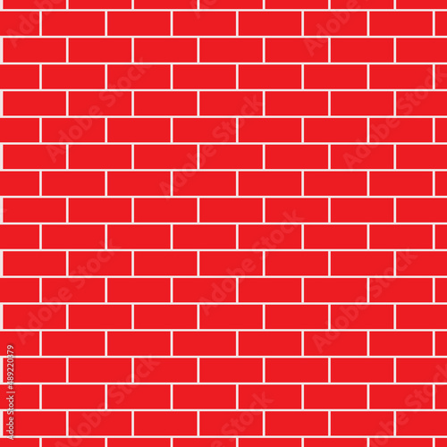 red brick wall background © pandu