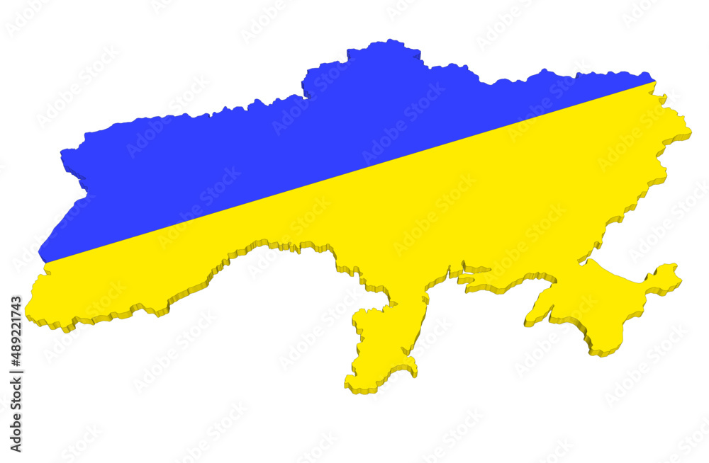 Map of Ukraine vector illustration Map of Ukraine vector illustration
