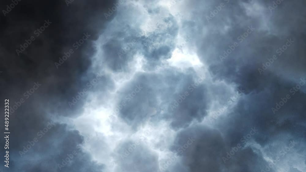 4K a thunderstorm during the evening 4K a thunderstorm during the evening