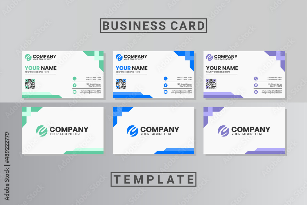 modern professional business card template modern professional business card template