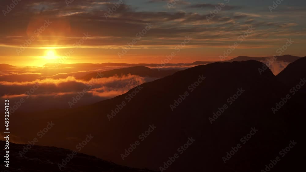 custom made wallpaper toronto digitalGlorious sunrise aerial view of the Snowdonia Rhinogydd mountains