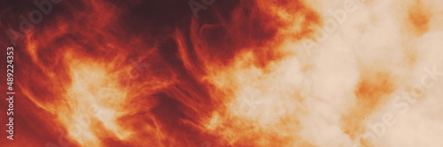 Foto The red sky background looked like smoke and fire. bomb Violent.