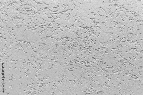 White Plaster Wall Texture Design Rough Pattern Abstract Stucco Light Background