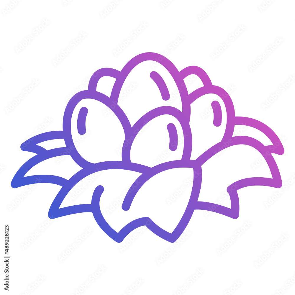 Eggs line gradient icon. Can be used for digital product, presentation, print design and more. Eggs line gradient icon. Can be used for digital product, presentation, print design and more.