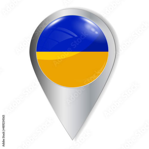 Vector. Glossy button with highlights and shadows. Geographic location icon. Patriotism of the country, yellow-blue flag of Ukraine. User interface element. Souvenir countries set. Free Download Vector. Glossy button with highlights and shadows. Geographic location icon. Patriotism of the country, yellow-blue flag of Ukraine. User interface element. Souvenir countries set. - GFXLoad