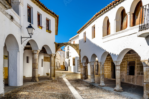 arcade square of Garrovillas de Alconetar,Caceres,Spain © MIGUEL GARCIA SAAVED