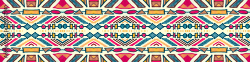 American pattern. Seamless ethnic background.