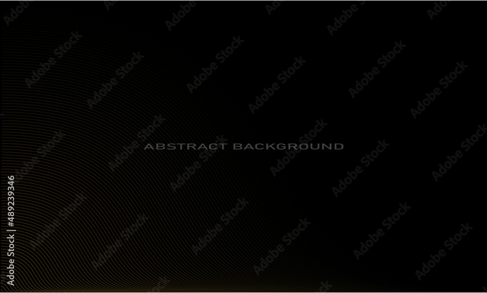 dark background with abstract golden lines below dark background with abstract golden lines below