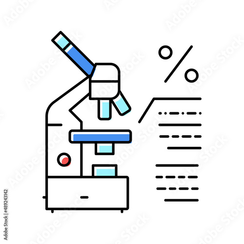 live birth rate color icon vector illustration