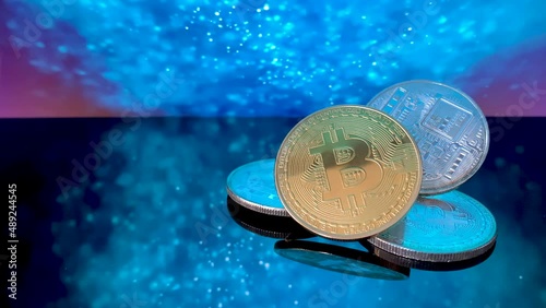 Bitcoin, ethereum, lightcoin crypto currency video