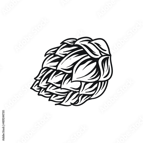 hops fruit beer for logo