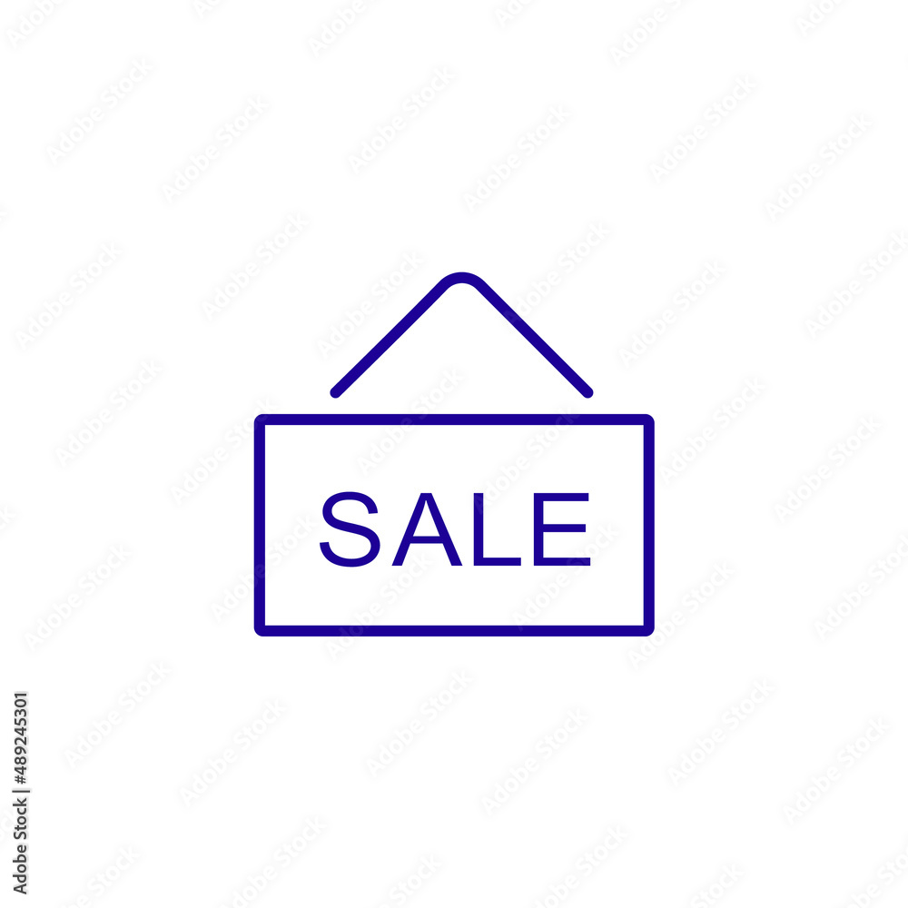 Sale discount gift product line icon. Promotion button sell Sale discount gift product line icon. Promotion button sell