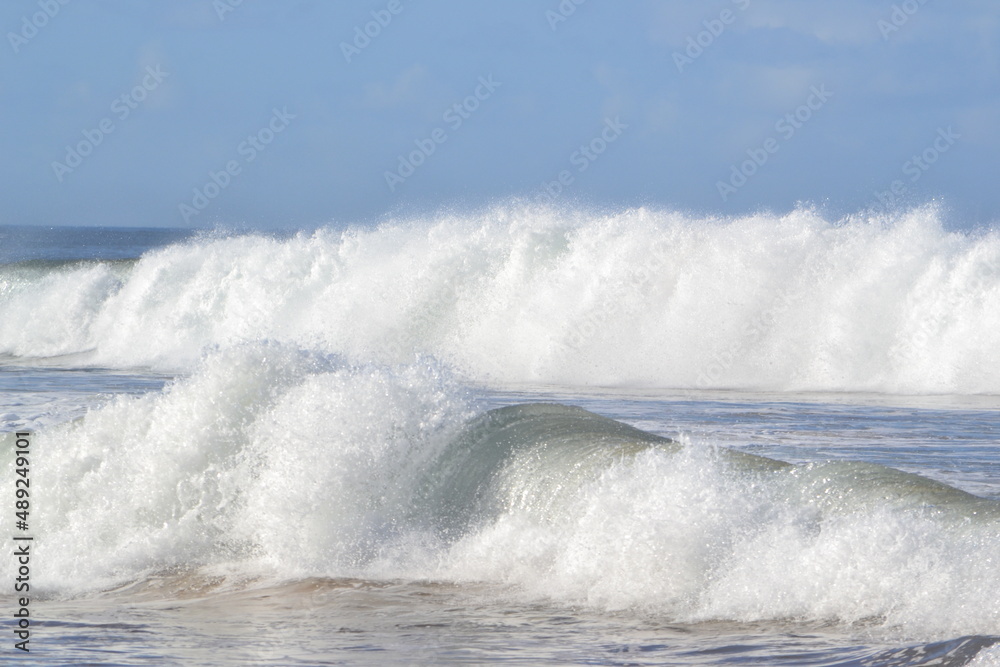 Naklejka premium Waves