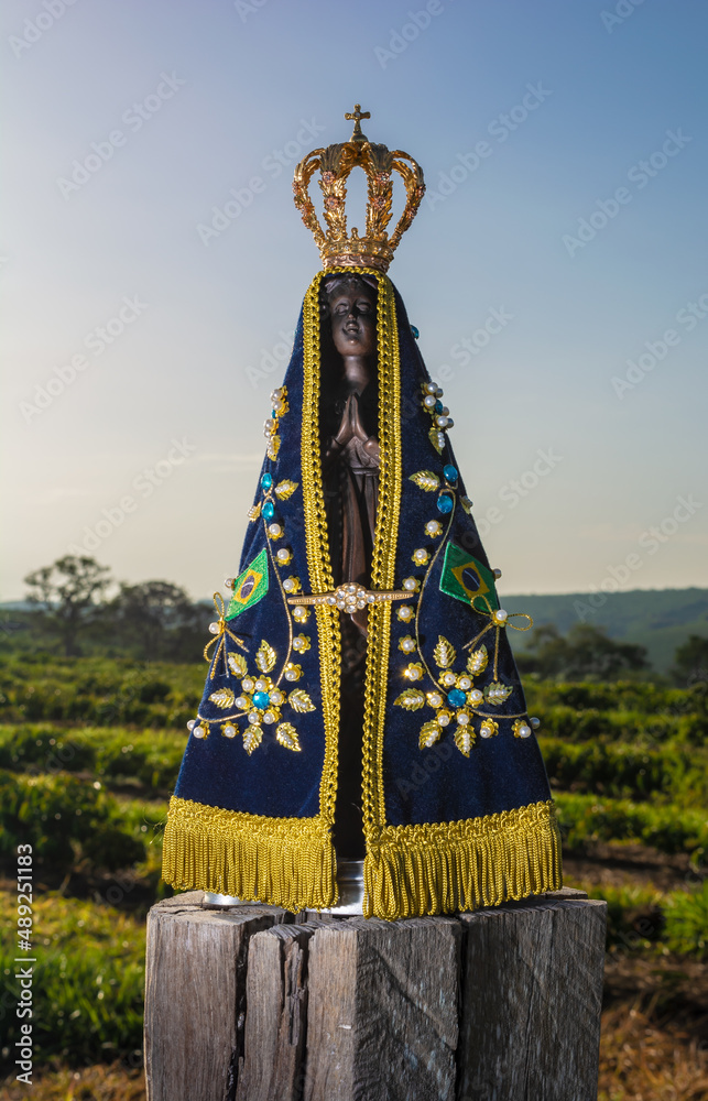 Obraz premium Nossa Senhora Aparecida, a santa padroeira do Brasil