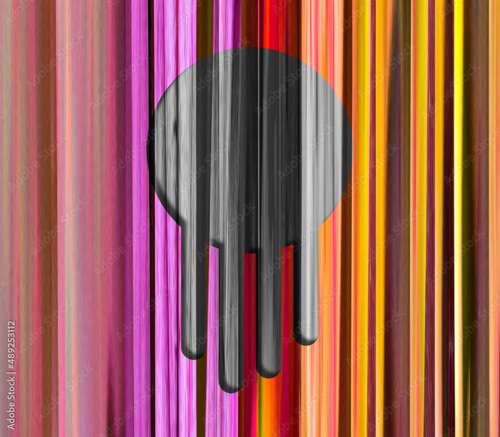 Abstract background with colorful stripes