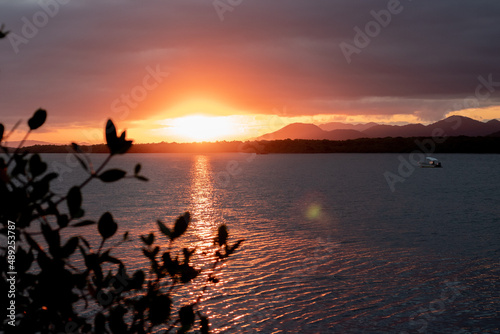 Sunset and large river © Flavio